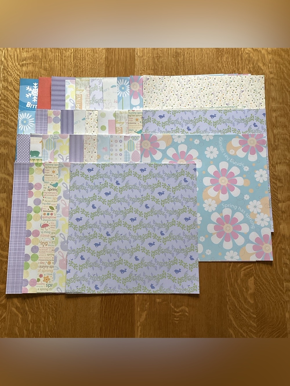 36 Sheets Mixed Lot 12 x 12 Scrapbook Paper